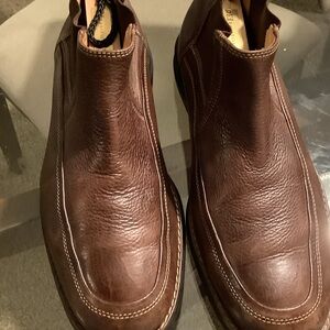 Johnston & Murphy Dark Brown Leather Boots